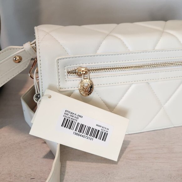 Valentino Orlandi Vegan Leather Purse - Elegant Quilted Design - Picture 6 of 7